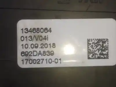 Peça sobressalente para automóvel em segunda mão comando de sofagem (chauffage / ar condicionado)  por opel corsa e selective referências oem iam 13468064  