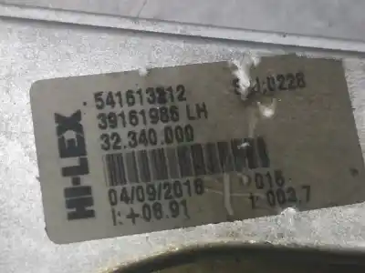 Second-hand car spare part driver left window regulator for opel corsa e selective oem iam references 36161986  