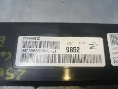 Peça sobressalente para automóvel em segunda mão módulo eletrônico por opel corsa e selective referências oem iam 13479852  