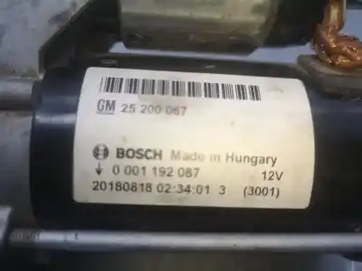 Peça sobressalente para automóvel em segunda mão motor de arranque por opel corsa e selective referências oem iam 25200067  0001192087