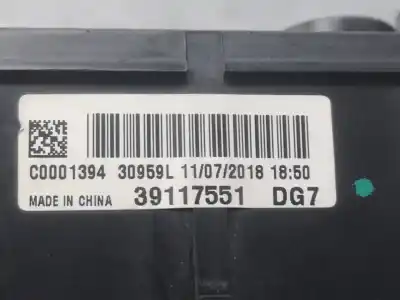 Second-hand car spare part fuse box unit for opel corsa e selective oem iam references 39117551  