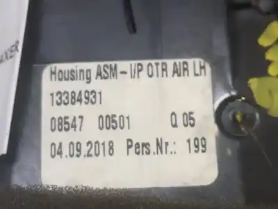 Second-hand car spare part air ventilation grille for opel corsa e selective oem iam references 13384931  