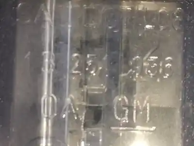 Second-hand car spare part licence plate light for opel corsa e selective oem iam references 13251936  