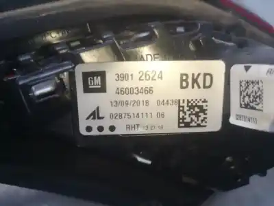 Second-hand car spare part interior left tailgate light for opel corsa e selective oem iam references 39012624  