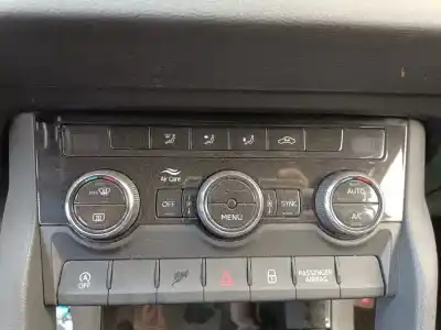 Peça sobressalente para automóvel em segunda mão comando de sofagem (chauffage / ar condicionado)  por skoda karoq (nu) ambition referências oem iam 565907044bl