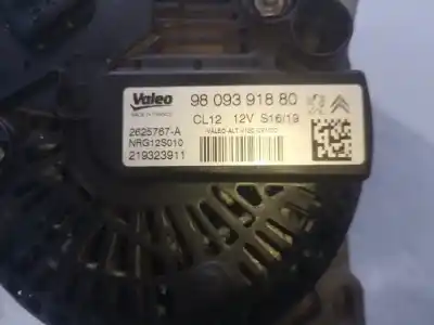 Second-hand car spare part alternator for peugeot 208 style oem iam references 9809391880