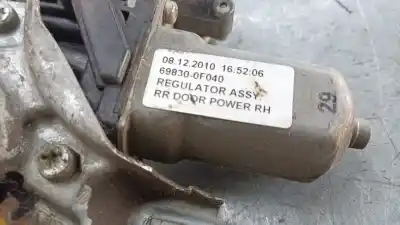 Second-hand car spare part rear right window regulator for toyota verso (_r2_) 2.0 d-4d (aur20_) oem iam references   
