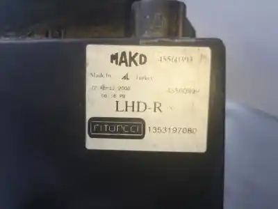 Second-hand car spare part right headlight for peugeot bipper básico oem iam references 1353197080