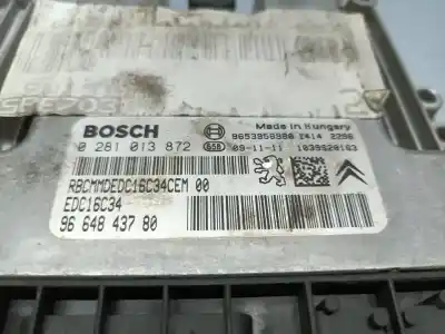 Peça sobressalente para automóvel em segunda mão centralina de motor uce por peugeot 207 sw (wk_) 1.6 hdi referências oem iam 96648013872