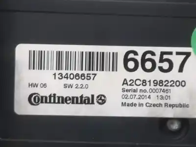 Second-hand car spare part multifunction switch for opel zafira tourer expression oem iam references 13406657  