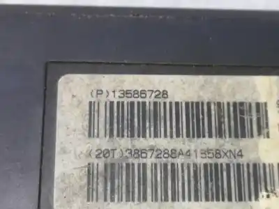 Second-hand car spare part electronic module for opel zafira tourer expression oem iam references 13586728  