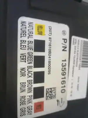 Second-hand car spare part electronic module for opel zafira tourer expression oem iam references 13591610  