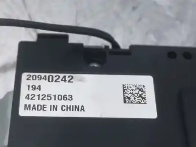 Second-hand car spare part electronic module for opel zafira tourer expression oem iam references 20940242  