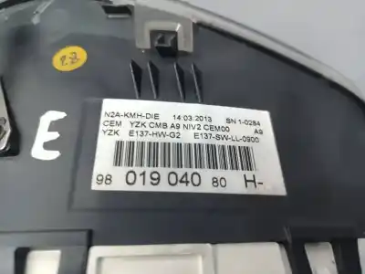Peça sobressalente para automóvel em segunda mão quadrante por peugeot 208 active referências oem iam 9801904080  