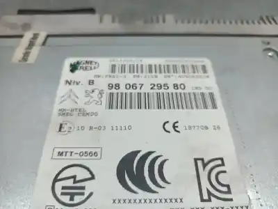 Pezzo di ricambio per auto di seconda mano impianto audio / radio cd per peugeot 208 active riferimenti oem iam 9806729580