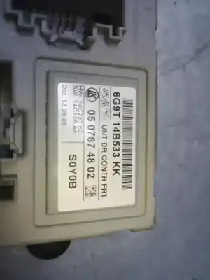 Peça sobressalente para automóvel em segunda mão módulo eletrônico por ford s-max (ca1) trend referências oem iam 6g9t14b533  