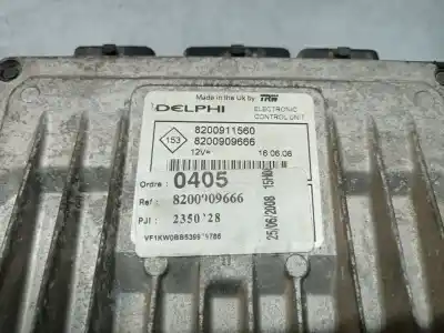Second-hand car spare part ecu engine control for renault kangoo profesional oem iam references 8200911560  8200909666
