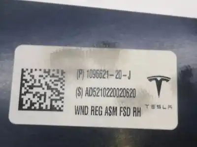 Автозапчасти б/у регулятор стекла переднего правого за tesla model 3 model 3 ссылки oem iam 1096621-20-j  