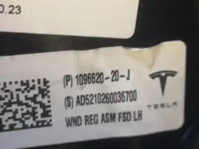 Автозапчасти б/у регулятор стекла переднего левого за tesla model 3 model 3 ссылки oem iam 1096620-20-j  