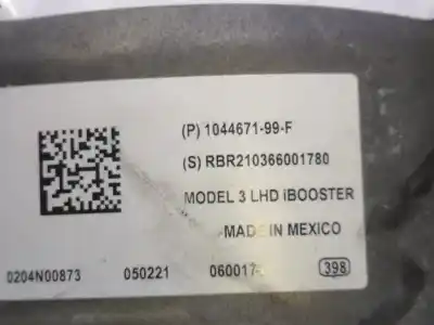 Second-hand car spare part brake servo for tesla model 3 model 3 oem iam references 1044671-99  