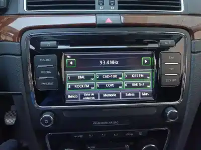 Автозапчасти б/у аудиосистема / радио Cd за SKODA SUPERB II RANCHERA FAMILIAR (3T5) 2.0 TDI 16V ссылки OEM IAM 3T0035156  