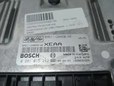 Second-hand car spare part Ecu Engine Control for FORD FOCUS LIM. (CB4) Titanium OEM IAM references 8M5112A650  