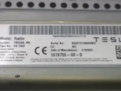 Second-hand car spare part electronic module for tesla model 3 model 3 oem iam references 1079755-00-d  