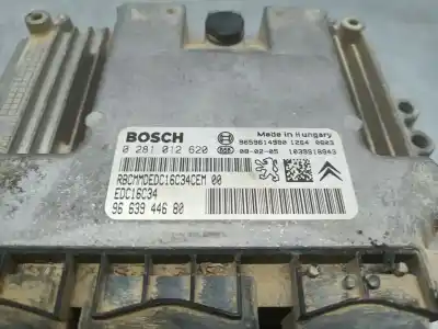 Second-hand car spare part Ecu Engine Control for CITROEN BERLINGO First Combi 1.6 HDi 75 SX OEM IAM references 0281012620  9663944680
