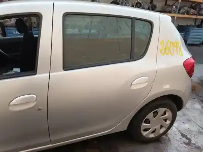 Peça sobressalente para automóvel em segunda mão porta do automóvel traseira esquerda por dacia sandero laureate referências oem iam 