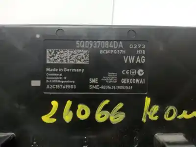 Second-hand car spare part fuse box unit for seat leon (5f1) style visio edition oem iam references 5q0937084da  