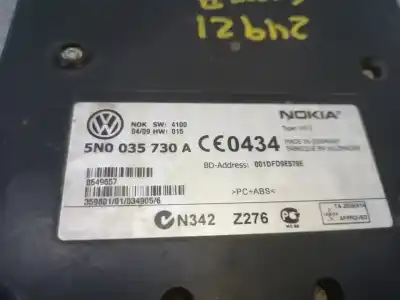Second-hand car spare part electronic module for skoda suberb (3t4) active oem iam references 5n0035730a  