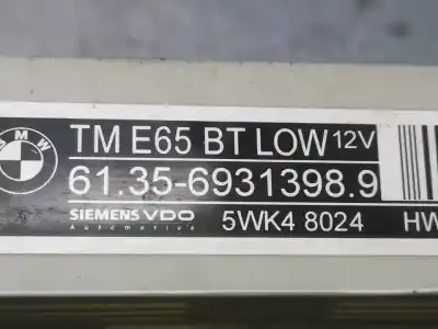 Peça sobressalente para automóvel em segunda mão módulo eletrônico por bmw serie 7 (e65/e66) 730d referências oem iam 61356931398  