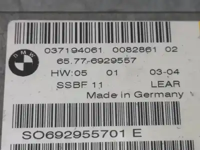 Peça sobressalente para automóvel em segunda mão módulo eletrônico por bmw serie 7 (e65/e66) 730d referências oem iam 65776929557  