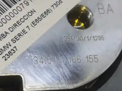 Second-hand car spare part steering pump for bmw serie 7 (e65/e66) 730d oem iam references 34511166  