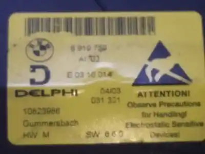 Second-hand car spare part electronic module for bmw serie 7 (e65/e66) 730d oem iam references 6919759  