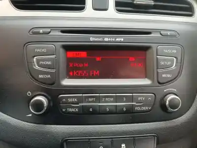 Second-hand car spare part audio system / radio cd for kia cee'd (jd) 1.6 crdi 110 oem iam references 