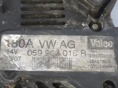 Peça sobressalente para automóvel em segunda mão alternador por audi a6 c6 (4f2) 2.7 tdi referências oem iam 059903015r  