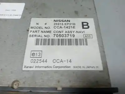 Second-hand car spare part Dvd System for NISSAN PATHFINDER (R51) 2.5 dCi XE OEM IAM references 25915EP21B  