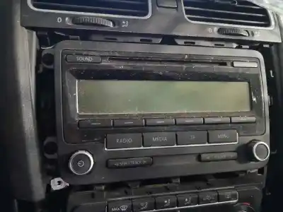 Peça sobressalente para automóvel em segunda mão sistema de áudio / rádio cd por volkswagen golf vi (5k1) rabbit bluemotion referências oem iam 1k0035186aa