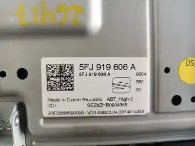 Peça sobressalente para automóvel em segunda mão módulo / sistema de navegação gps por seat arona style referências oem iam 5fj919606a  