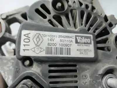 Автозапчасти б/у генератор за renault scénic ii (jm0/1_) 1.6 (jm0c jm0j jm1b) ссылки oem iam 2542664c  8200100907