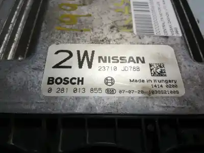 Peça sobressalente para automóvel em segunda mão centralina de motor uce por nissan qashqai (j10) acenta 4x4 referências oem iam 0 281 013 855