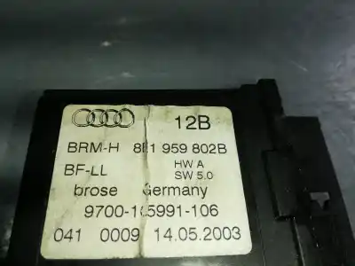 Автозапчасти б/у мотор стекла переднего правого за AUDI A4 B6 (8E2) 1.9 TDI ссылки OEM IAM 8E1959802B 041 0009 14 9700 105991 106