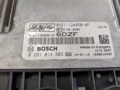 Second-hand car spare part ecu engine control for ford fiesta (cb1) ghia oem iam references 8v2112a650kf  0281014803