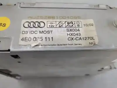 Автозапчасти б/у gps-навигационная система за audi a8 (4e2) 3.7 quattro ссылки oem iam 4e0035111  