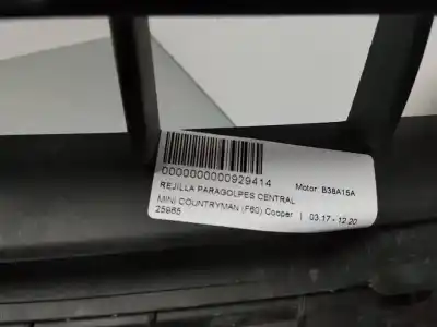Автозапчастина б/у центральна решіта бампера для mini mini countryman (f60) cooper se all4 посилання на oem iam 