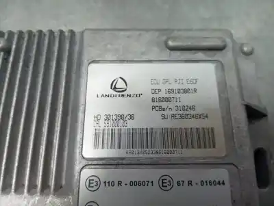 Second-hand car spare part ecu engine control for dacia jogger extreme go 100 cv / 74 kw oem iam references 169103801r  