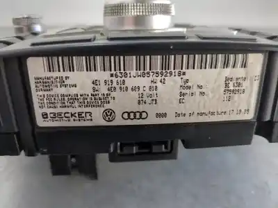 Автозапчасти б/у gps-навигационная система за audi a8 (4e2) 3.7 quattro ссылки oem iam 4e1919610  