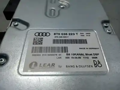 Автозапчастина б/у аудіопідсилювач для audi a4 avant (8k5) (2008) básico посилання на oem iam 8t0035223  