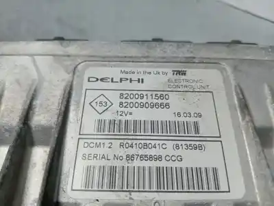 Second-hand car spare part ecu engine control for renault clio iii confort expression oem iam references 8200911560  